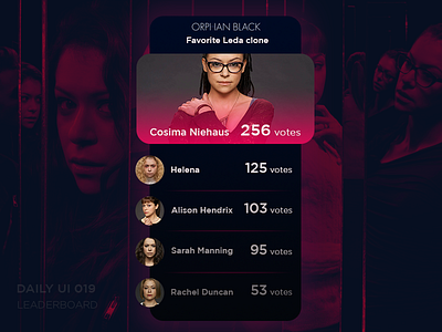 Daily UI #19 - Leaderboard