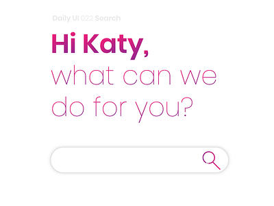 Daily UI #22 - Search dailyui search