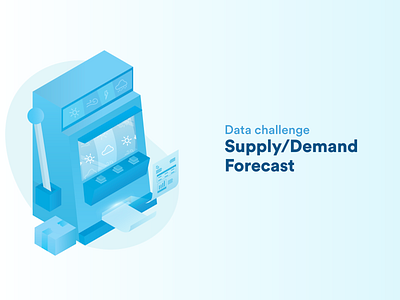 Data Challenge: Supply Demand casino delivery demand design forecast gambling illustration isometric supply
