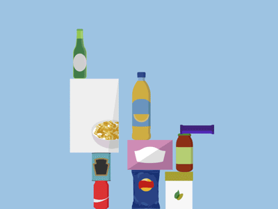 Fading Brands after effects animation brands design drink fmcg food illustration