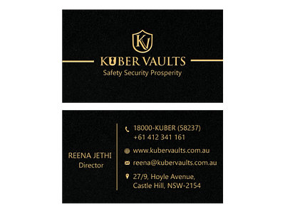 Business Card Design black and gold brand identity brand identity branding branding business card design business card template design