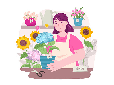 Florist Illustration