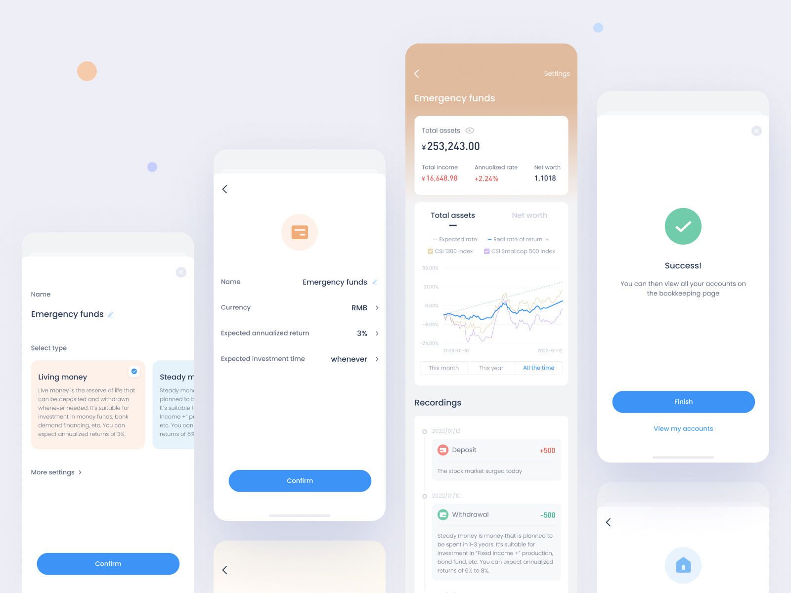 Create a bookkeeping account by Souffleinspires on Dribbble