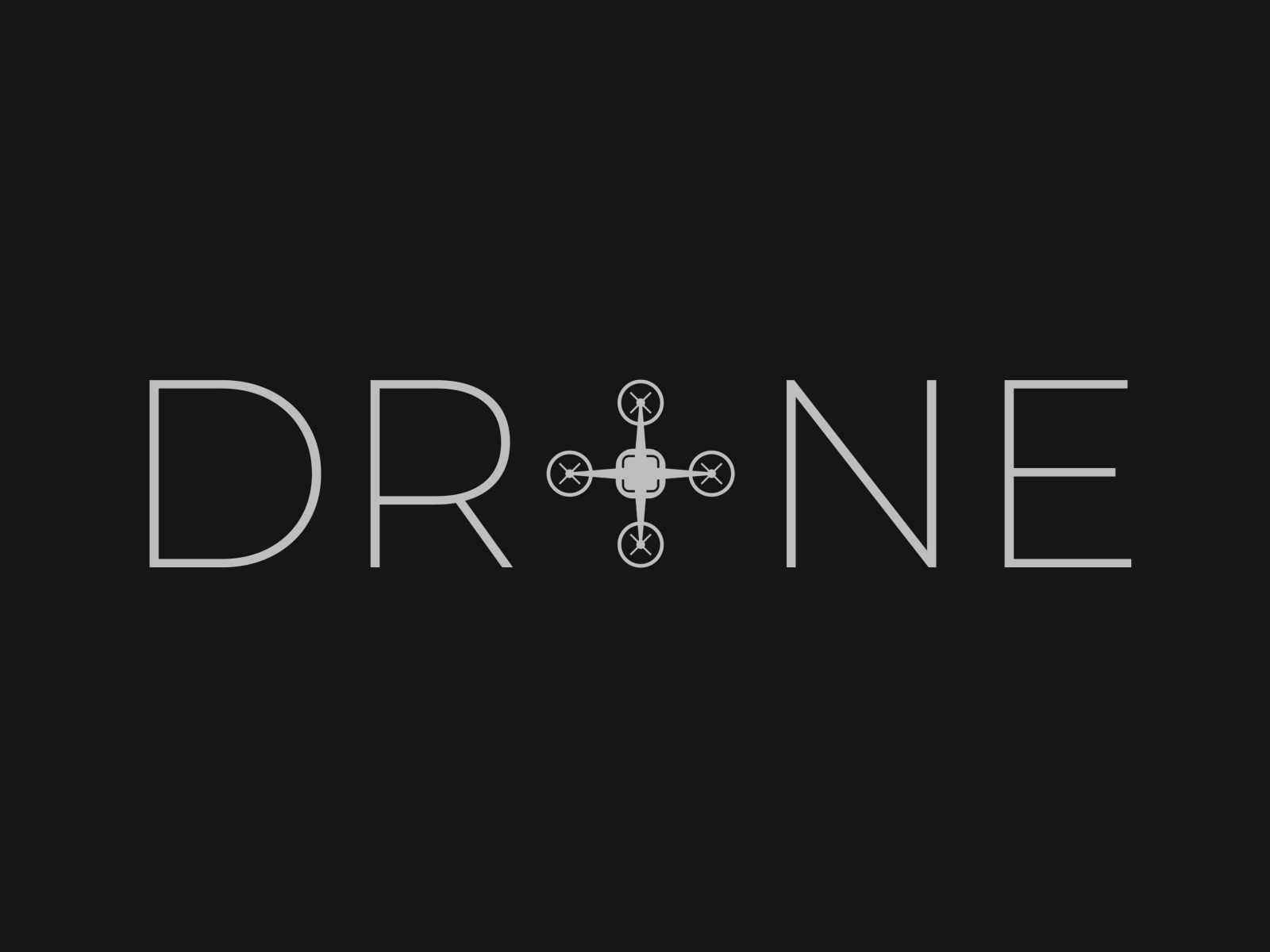 Drone Wordmark Animation