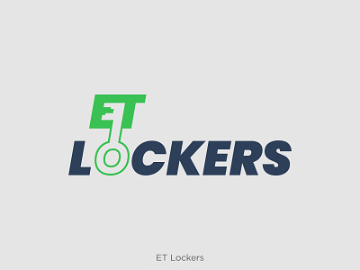 ET Lockers branding creative design illustrator logo logo design logodesign logos logosai logotype logotypes