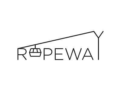 Ropeway creative design logo logo design logo designer logodesign logos logotype wordmark wordmark logo wordmark logo design wordmark series wordmarks wordplay
