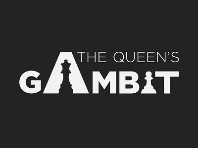 The Queen's Gambit adobe illustrator adobe ilustrator chess chess move chess moves chessboard creative crown design gambit poster queen queens gambit the queens gambit typography vector wordplay