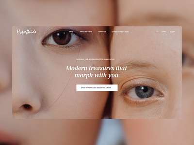 Hyperfluids landing sec. f4 branding design graphic design ui ux web design