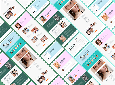 SkinCare Web branding design graphic design ui web design