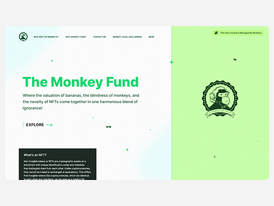 The Monkey Fund branding design graphic design ui ux web design