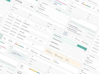 Components, light design ui web design