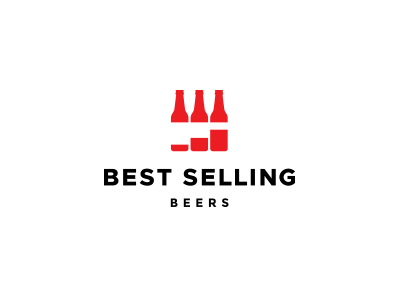 Best Selling Beers app beer best brand label logo logotype reps sales selling top