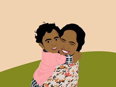 Sumeetha & Riya - Digital Illustration digital illustration illustration