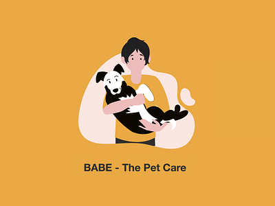 BABE - The Pet Care app concept illustration ui ui ux design visual design