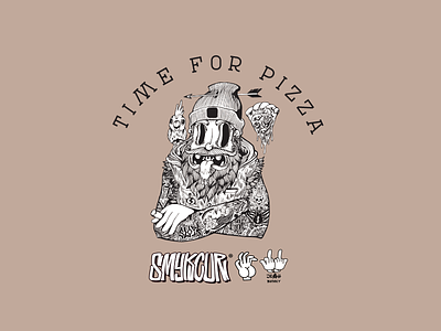 Time For Pizza graphic love pizza time
