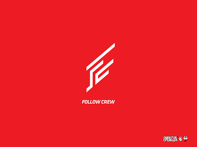 FOLLOW CREW logo crew esport follow gaming logo team