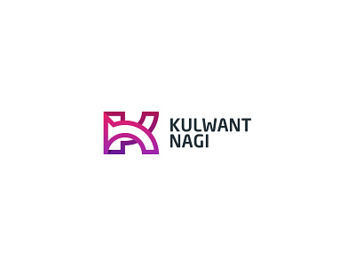 Kulwant Nagi Logo branding identity k kn logo