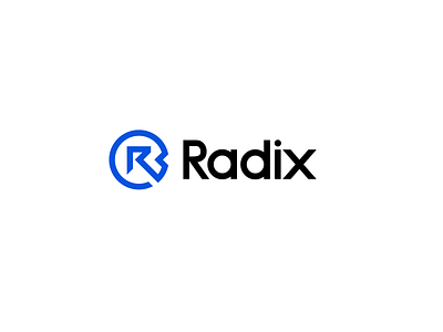 Radix Logo branding geometric logo r letter logo r logo