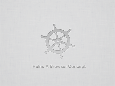 Concept Drib browser concept conceptual grey helm mac os osx randomideas ui x
