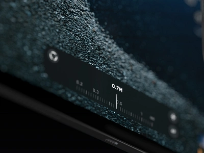 Manual Focus - Halide for iPad app apple camera camera app dark design focus halide ios ios app ipad ipad pro iphone lens photography scale ui design uidesign