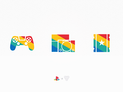 Playstation 20th Anniversary icons