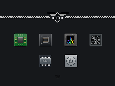 Icons for the Build build chip cpu gpu hardware icon icons motherboard setup the
