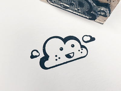 Cloudine the Happy Cloud cloud cloudine happy nylas stamp