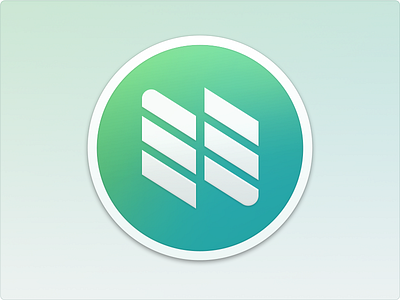 Nylas N1 - App Icon app blue green icon mail n1 nylas seafoam teal