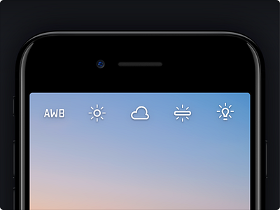 Halide: Whitebalance Icons