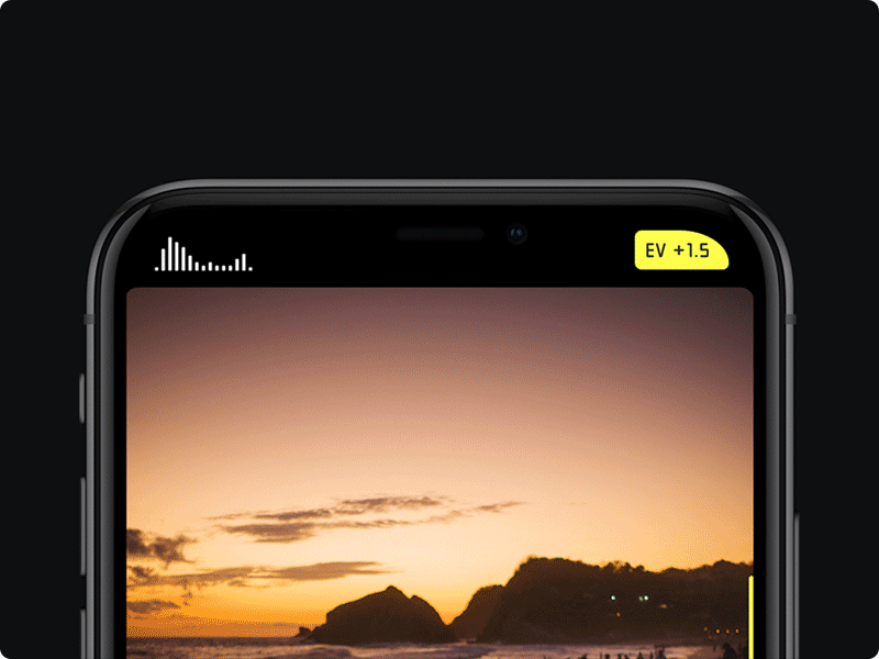 Halide 1.5: How I learned to stop worrying and love the Notch. halide camera app iphone iphonex notch