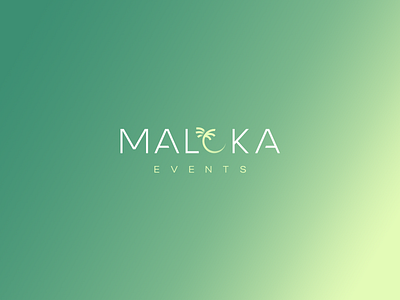 Maloka Events Logo Design - Light BG brand branding design emblem graphic icon identity logo logo design vector