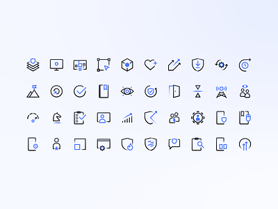 Secure Group Icon Set