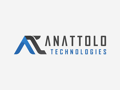 Anattolo Technologies brand design emblem icon logo logo design