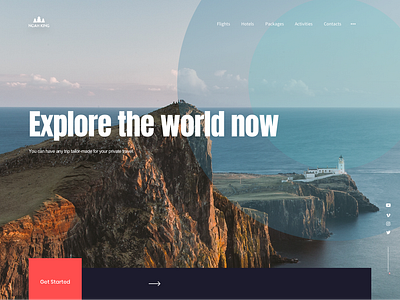 Custom Travel Website design ui ux web website