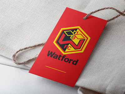 Watford FC. Logo design Concept badge branding design football logo logo design logo designs sports branding sports logo sports logo design sports logos vector watford