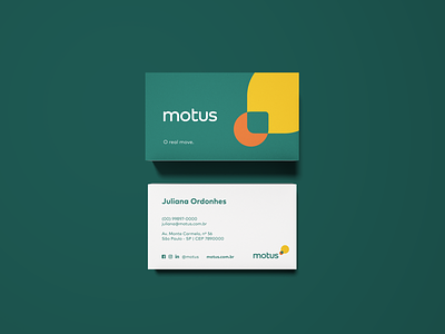 Motus - Business card branding design stationery