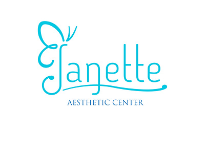 Janette - Beauty salon beauty branding butterfly feminine graphic design logo logodesign salon