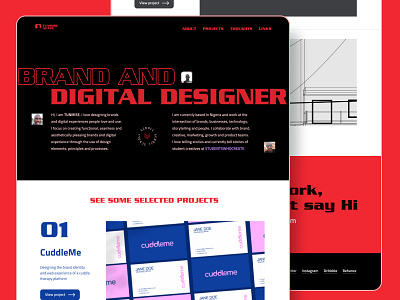 Personal portfolio website brand design brand designer branding design digital design digital designer personal brand personal portfolio portfolio design portfolio website ui ui design ux design website design