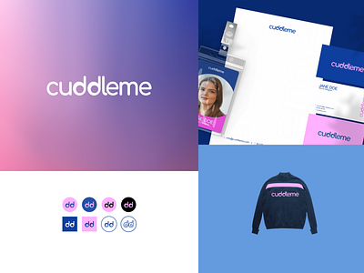 Cuddleme Brand Design brand design brand identity design branding cuddle therapy graphic design logo logo design logo inspiration therapist type logo typography