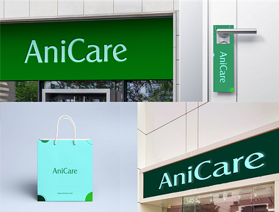 AniCare Brand Design 4 beautycare brand brand assets brand design branding healthcare brand logo logo design signage design