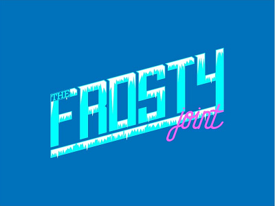 The Frosty Joint adobeillustrator branding createtoday creativity freelance illustrate instagram tashlogos twitter typegang typography