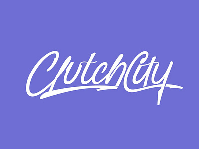 Clutch City basketball colour creation cursive dame time damian lillard hashtaglettering letterartist lettering