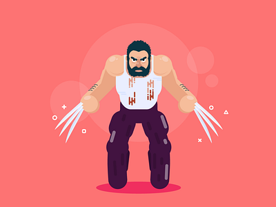 Logan character design chracter flat flat character flat illustration illustration logan