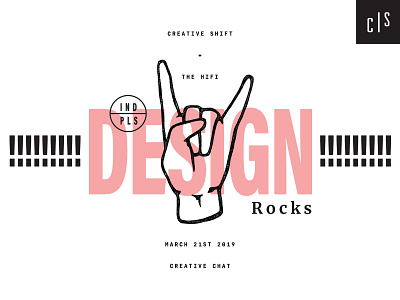 'Design Rocks' Event Branding + Promotion