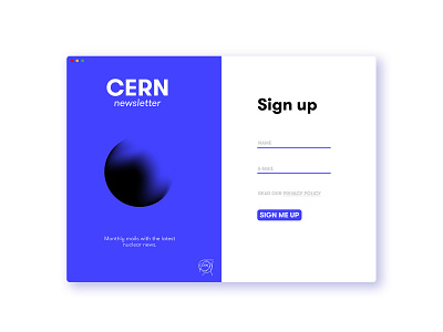 #DailyUI n°1 — Sign Up page blue photoshop signup page uidesign