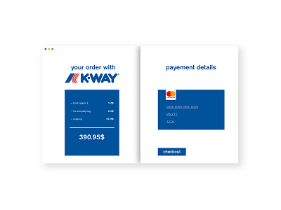 #DailyUI n°2 — Checkout page checkout page master card order photoshop ui uidesign