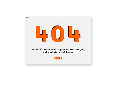 #DailyUI n°8 — 404 404 page design orange photoshop typography uidesign