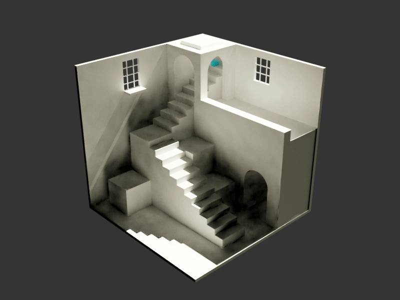 Escher's staircase