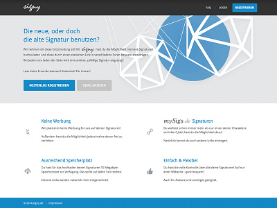 signy design flat sideproject signatures web design webdesign