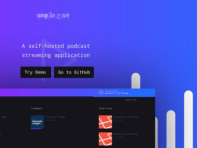 Podcast Web App podcast project sound soundcloud ui web web design webdesign